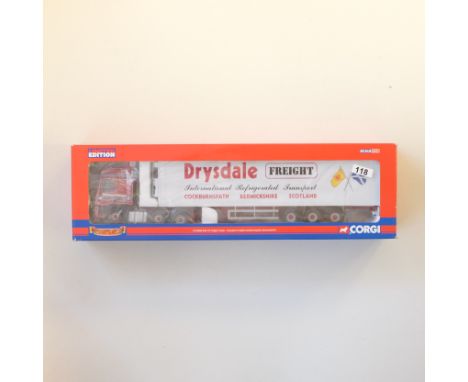 Manufacturer - Corgi | Description - DAF CF Fridge Trailer - Drysdale Freight | Stock Code - CC13606 | Model Condition - 5/5 