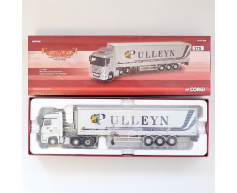 Manufacturer - Corgi | Description - Mercedes Actros Reefer Trailer - Pulleyn Transport LTD | Stock Code - CC13823 | Model Co