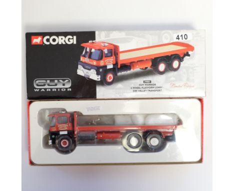 Manufacturer - Corgi | Description - Guy Warrior 6 Wheel Platform Lorry - Dee Valley Transport | Stock Code - 29001 | Model C