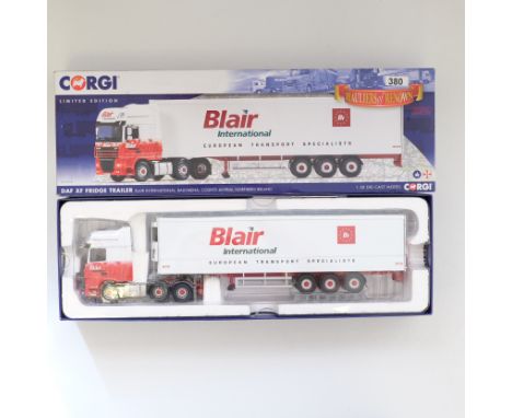 Manufacturer - Corgi | Description - DAF XF Fridge Trailer - Blair International | Stock Code - CC14118 | Model Condition - 5