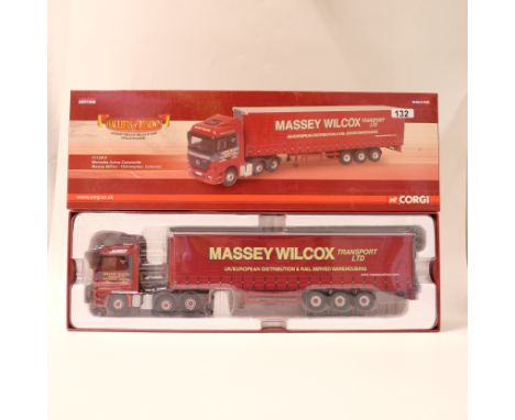 Manufacturer - Corgi | Description - Mercedes Actros Curtainside - Massey Wilcox | Stock Code - CC13819 | Model Condition - 5