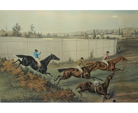 After Alken, Three Titled Hunting Prints, 40cm high, 57cm wide, (3)