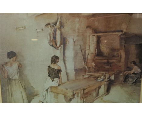 Three Sir William Russell Flint Prints, (3)
