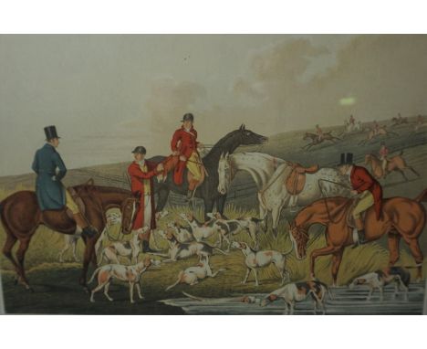 Set of Four Hunting Prints, 19cm x 29.5cm, (4)