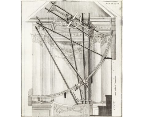 MARINONI (GIOVANNI GIACOMO)De astronomica specula domestica et organico apparatu astronomico libri duo, FIRST EDITION,  engra
