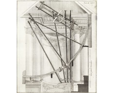 MARINONI (GIOVANNI GIACOMO)De astronomica specula domestica et organico apparatu astronomico libri duo, FIRST EDITION,  engra