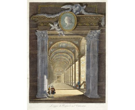 RAPHAEL[OTTAVIANI (GIOVANNI, engraver) Loggie di Rafaele nel Vaticano,  a series of 17 engraved plates, comprising: 2 plates 