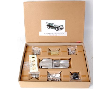 K and R replicas, Hastings, 1/24th scale white metal kit, No KAR2402 D-type Jaguar 1955 Le Mans winner, appears as issued wit