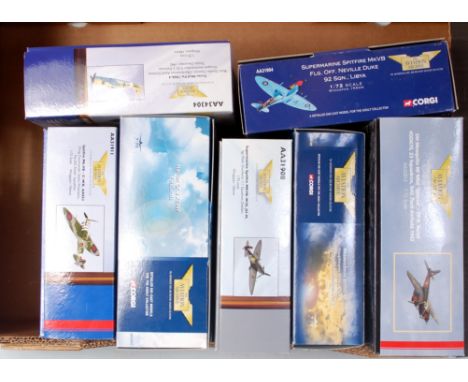 Corgi Aviation Archive, 1/72nd scale boxed mixed aircraft group, all appear as issued to include; reference numbers AA32812, 