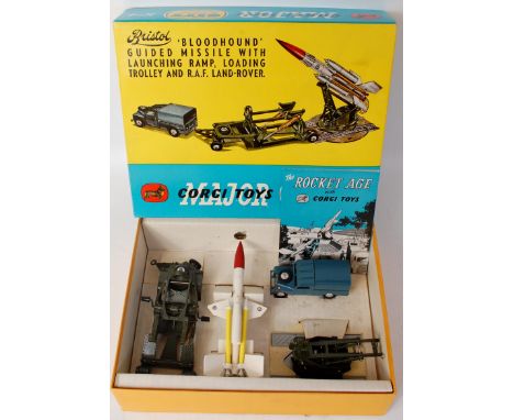 Corgi Toys, gift set No 4, Bristol Bloodhound guided missile set, comprising of 351 RAF Land Rover (VG), No. 1151 Bristol Fer