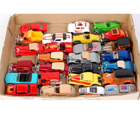 26 assorted Hotwheels by Mattel Inc, 1970s and 1980s issue loose diecast vehicles to include; Auburn 852, Blazin Bug, 35 Clas