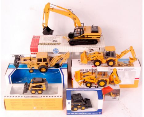 Mixed scale construction and earth-moving related diecast group, all with original boxes/packaging, manufacturers to include;