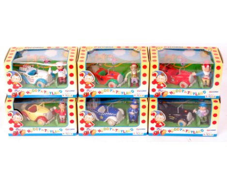 Corgi Toys, Noddy in Toyland series boxed diecast group, 6 examples, all boxed as issued to include; Noddy, Gobbo, Big ears, 