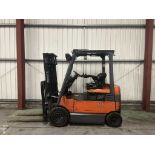 **(INCLUDES CHARGER)** 2011 TOYOTA 7FBMF25 ELECTRIC FORKLIFT