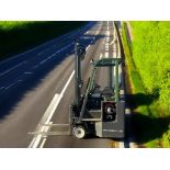 **(INCLUDES CHARGER)** 2017 COMBILIFT CB3000 FOUR-WAY ELECTRIC FORKLIFT