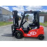 **(INCLUDES CHARGER)** 2024 EP EQUIPMENT EFL253 ELECTRIC FORKLIFT (4-WHEEL)