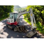 2014 TAKEUCHI TB235 3.5 TONNE EXCAVATOR DIGGER