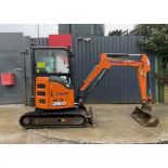 2019 HITACHI ZX26 U-6 CR 2.7 TONNE MINI EXCAVATOR / DIGGER