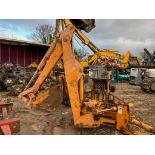 BACKACTOR EXCAVATOR DIGGER ADJUSTABLE FORKS