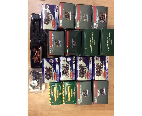A collection of Corgi Showman's traction engine modelsCondition report: All bar one mint and boxed