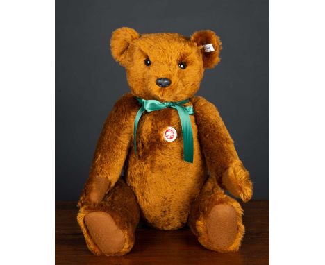 A Steiff modern brown teddy bear 'Bear 55 PB1902', 55cm high, numbered 2418/7000 Condition report: Complete with original pac