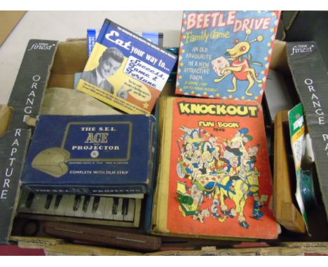 Vintage games and toys