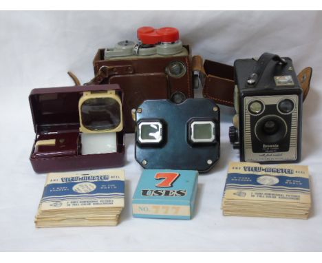 Vintage camera items to include View Master