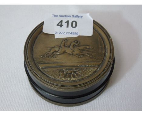 Longfellow 1872 Kentucky Derby winner snuff box - Uncle John Harper