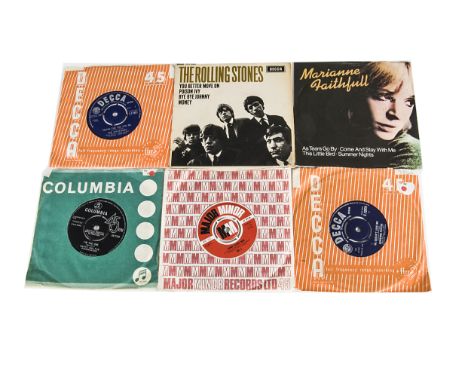 Sixties 7" Singles / EPs, approximately three hundred 7" singles and EPs, mainly from the sixties with artists including We 4