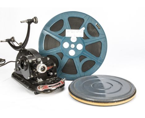 Projector/16mm Films, a Pathescope 16mm Gem silent cine projector model 7588 (used condition) plus twenty six reels ranging f