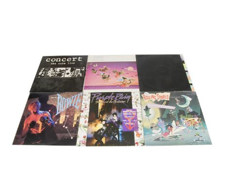 Records, approximately twenty-one LPs, nine 12" singles and fifteen 7" singles of mainly Rock and Pop with artists including 