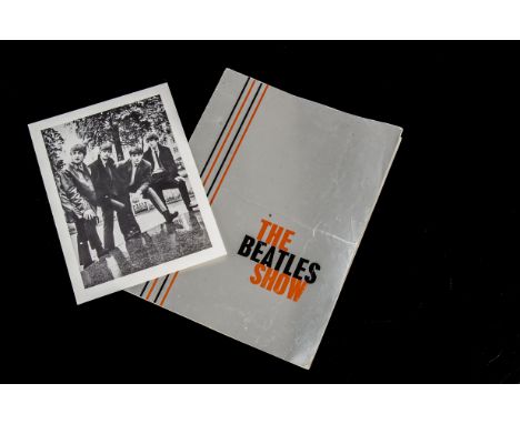 The Beatles Programme, The Beatles Show - Autumn 1963 Programme with silvered cover and Black and White Photo - sixteen pages