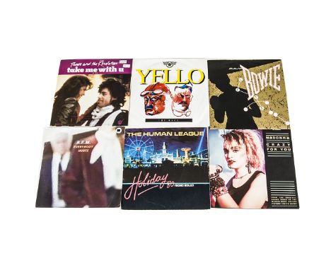7" Singles, approximately four hundred 7" singles mainly from the 1970s and 1980s with artists including Madonna, Fun Boy Thr