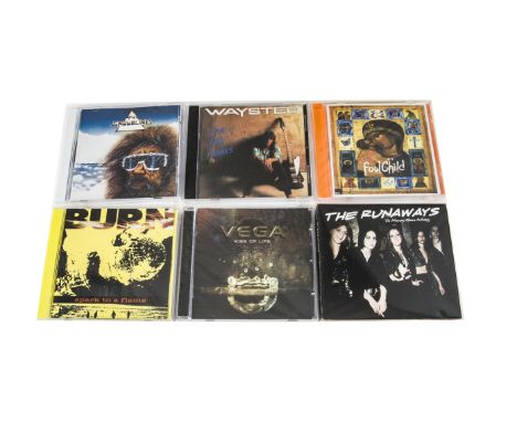 Rock / AOR / Prog CDs, ten CDs of mainly Hard Rock, Prog and AOR with artists including Redline, Vanessa, Slammer, Waysted, S