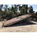 Miller OT630 T/A Flatbed Trailer, Sold With Bill OF Sale Only