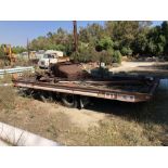Miller OT630 T/A Flatbed Trailer, Sold With Bill OF Sale Only