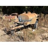 Water Tank Trailer, 1 1/2 Ton, Sold With Bill OF Sale Only