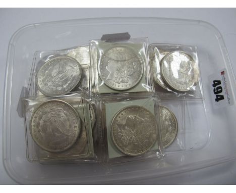 Twenty USA Morgan Silver Dollars. Usually higher grade coins. 