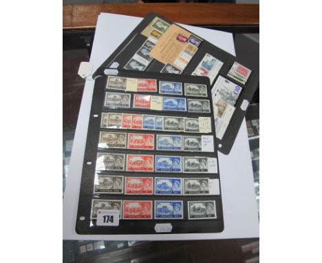 GB Stamps - Queen Elizabeth II High Values Castles Series, Waterlow 1955-58 S.G. 536-539 mint never hinged, Bradbury coated p