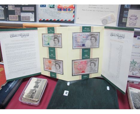 A Pristine Bank of England Banknote Type Collection, (all Graham Kentfield Chief Cashier) comprising a fifty pounds (number H