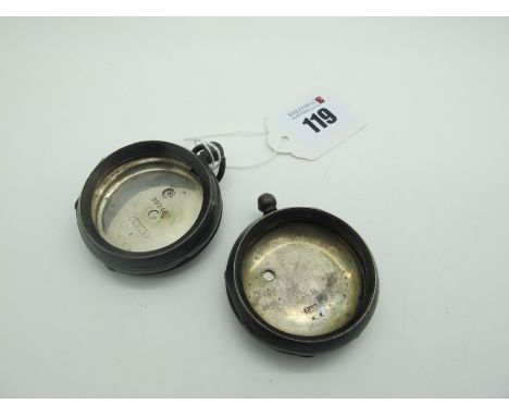 A Hallmarked Silver Pocket Watch Case, (lacking movement / dial / glass etc / dents); together with another pocket watch case