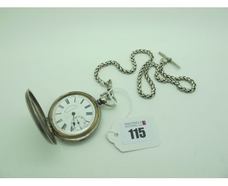 The Veracity Watch Masters Ltd Rye; A Hunter Cased Pocketwatch, the signed dial with black Roman numerals (lacking hand) and 