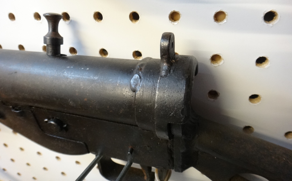 where is the serial number on a sten mk ii