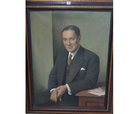 Carlos Sancha (1920-2001), Portrait of Sir Frank Newsam, oil on canvas, signed and dated 1969, 90cm x 70cm. 

Provenance:  Br