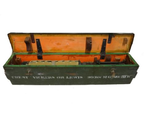 A .303 English Vickers heavy machine gun, with a 28 inch barrel, serial number B2153, deactivated 17/07/1995, with certificat