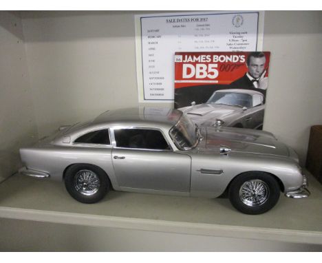 An Aston Martin, James Bond's DB5 007 build model by Eaglemoss, 1.8 scale