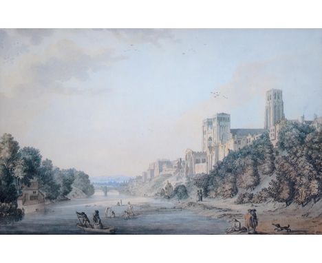 DALLAS K. TAYLOR, DURHAM, SIGNED, OIL ON BOARD, 24 X 18.5CM AND MISCELLANEOUS PRINTS 