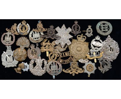 BRITISH ARMY CAP BADGES, METAL, VARIOUS (28*) 