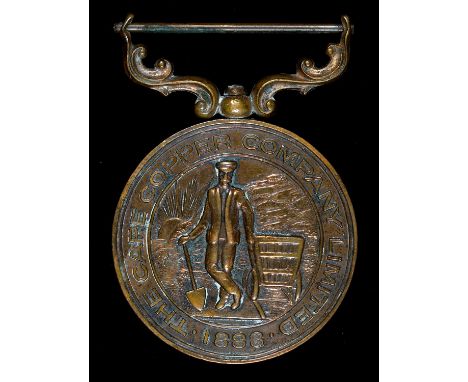 BOER WAR UN-OFFICIAL MEDAL. CAPE COPPER COMPANY MEDAL FOR THE DEFENCE OF O'OKIEP 1902, BRONZE P VOSS