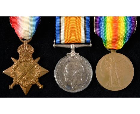 WORLD WAR I FAMILY GROUP AND PAIR, 1914-15 STAR, BRITISH WAR MEDAL AND VICTORY MEDAL 2311 PTE H W FIETH 1/LOND R [LIEUT H W F